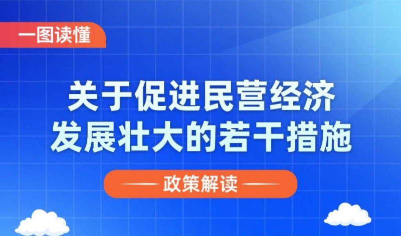 一图读懂《萌妹社
印发关于促进民营经济发展壮大若干措施的通知》