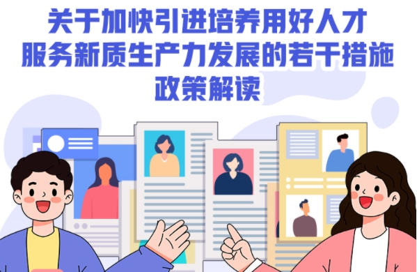 一图读懂《萌妹社
办公厅印发关于加快引进培养用好人才服务新质生产力发展若干措施的通知》政策解读
